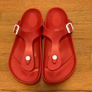 Birkenstock Gizeh EVA in Red size 39